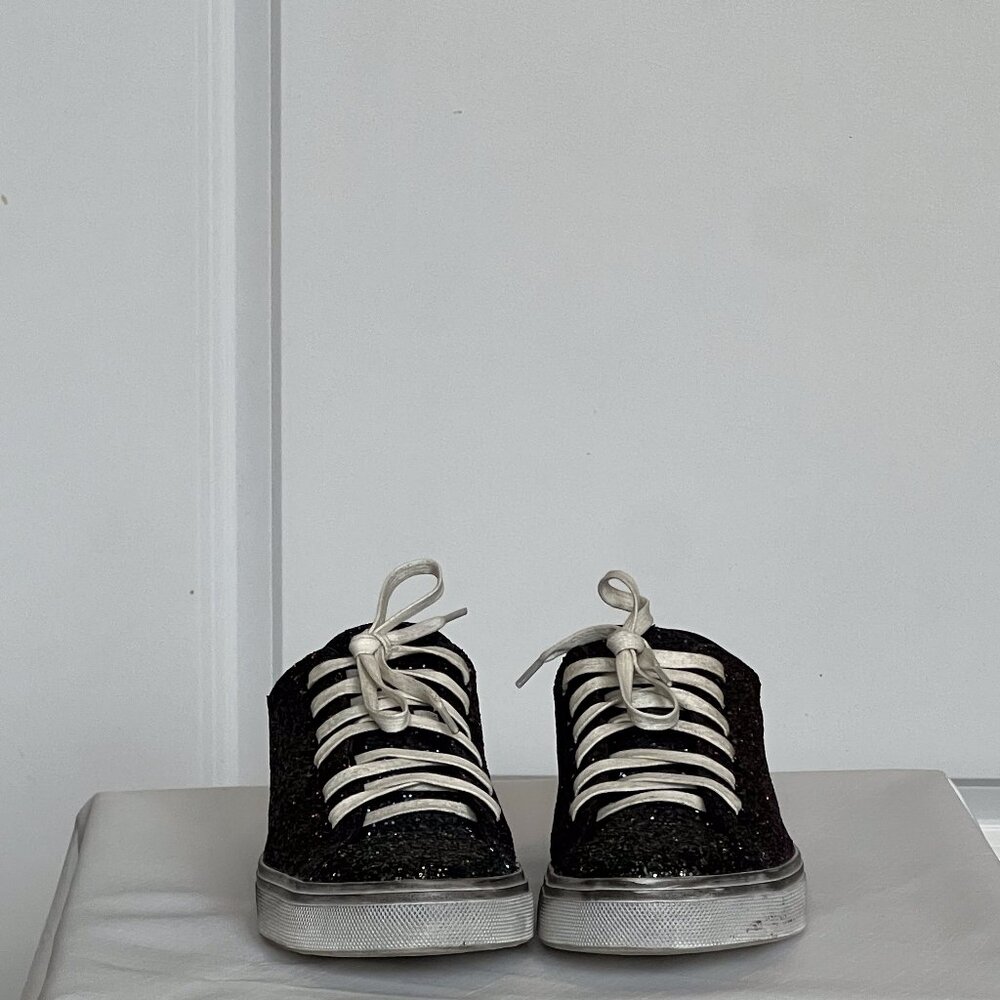 Saint Laurent Glitter Sneakers